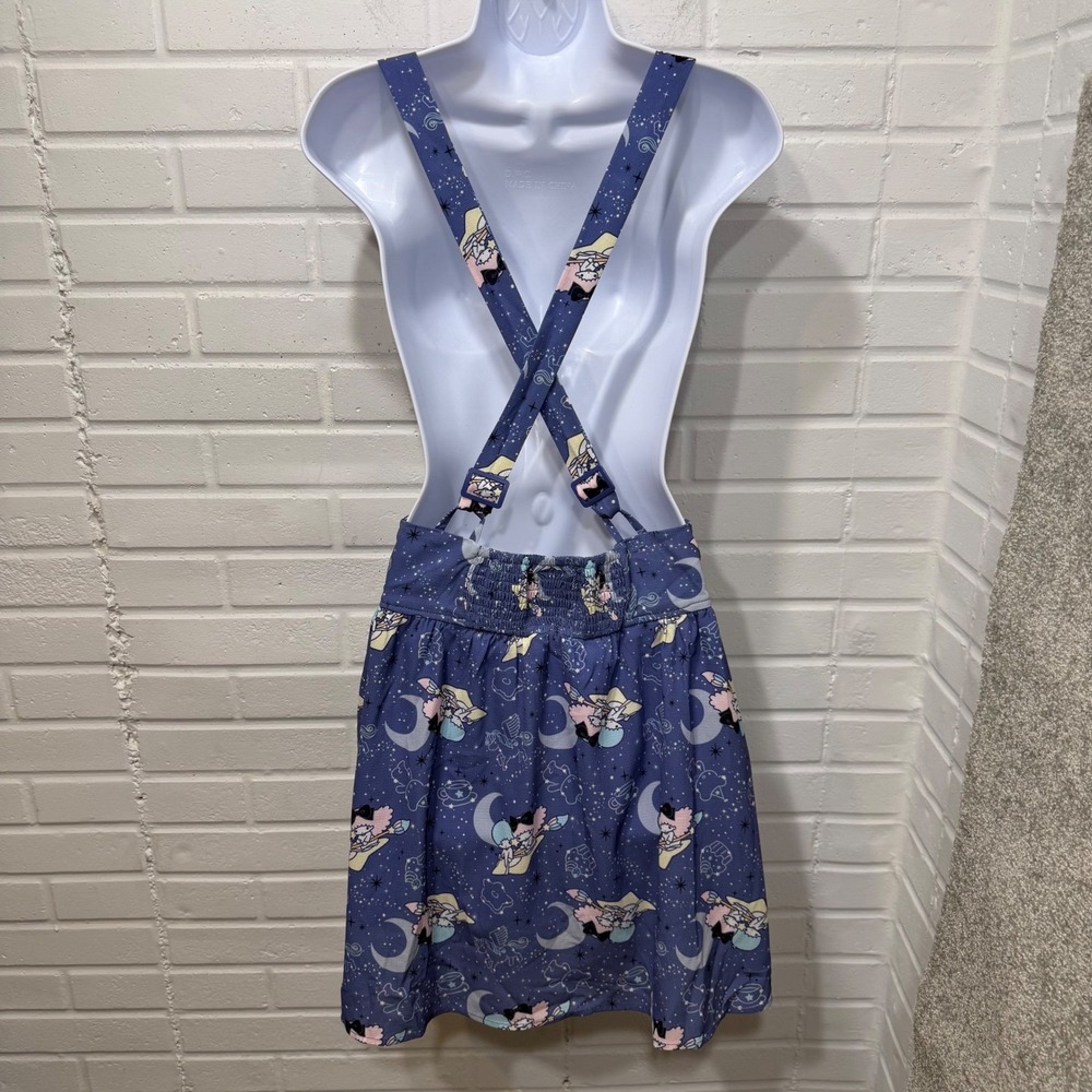 Little Twin Stars Celestial Night Suspender‎ Skirt Sanrio Purple Kiki Lala XS - Picture 5 of 14